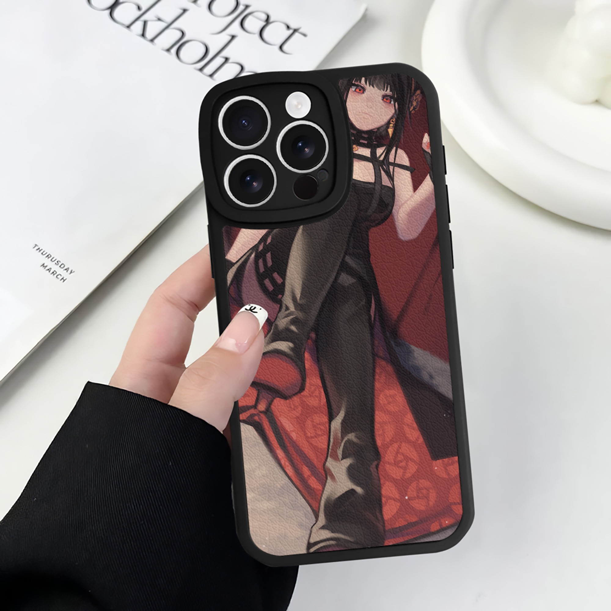 （画像用） SPY×FAMILY间谍家家酒 【iPhone 16シリーズ対応】シリコンスマホケース（レザー調） 材質：シリコン